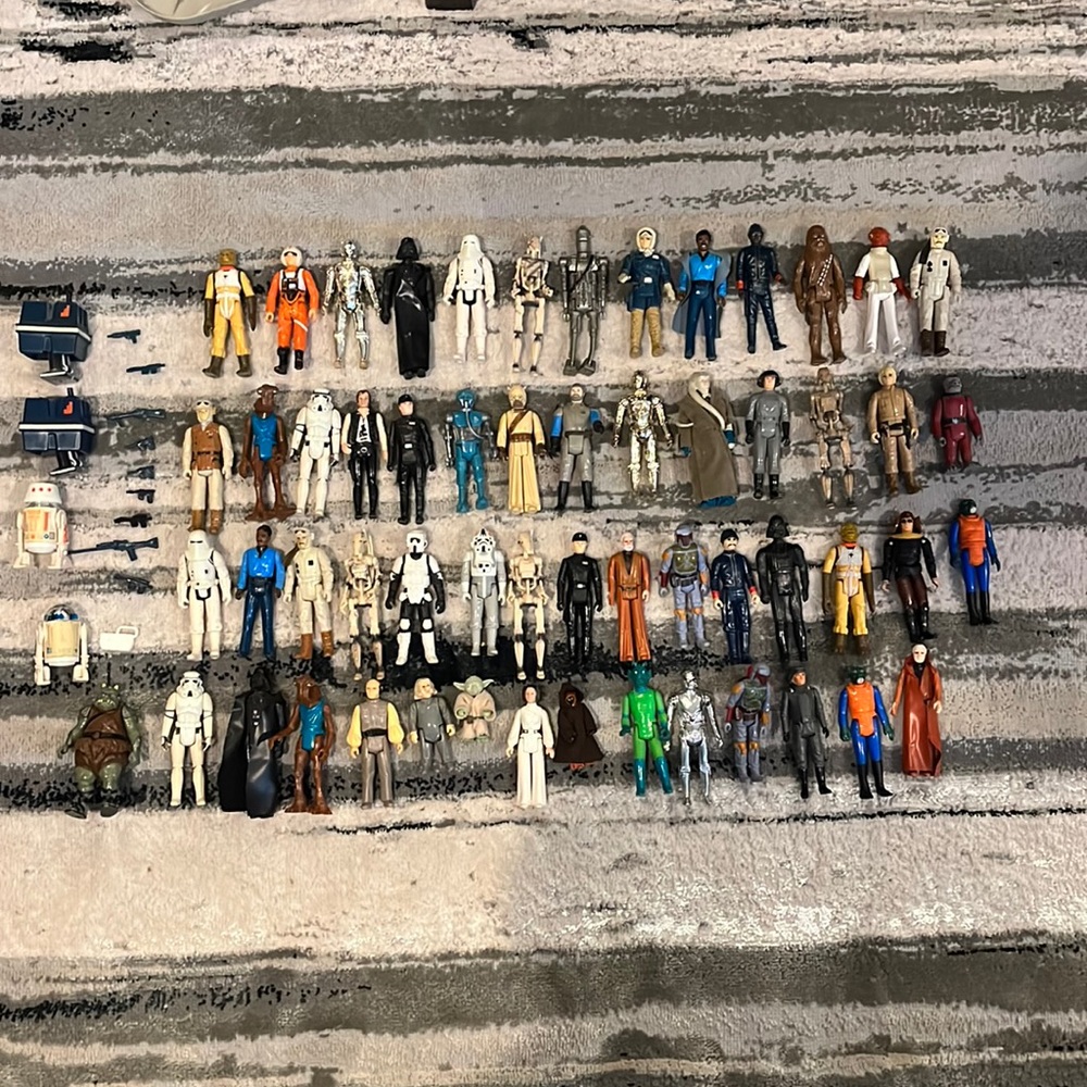 Vintage star war action figures